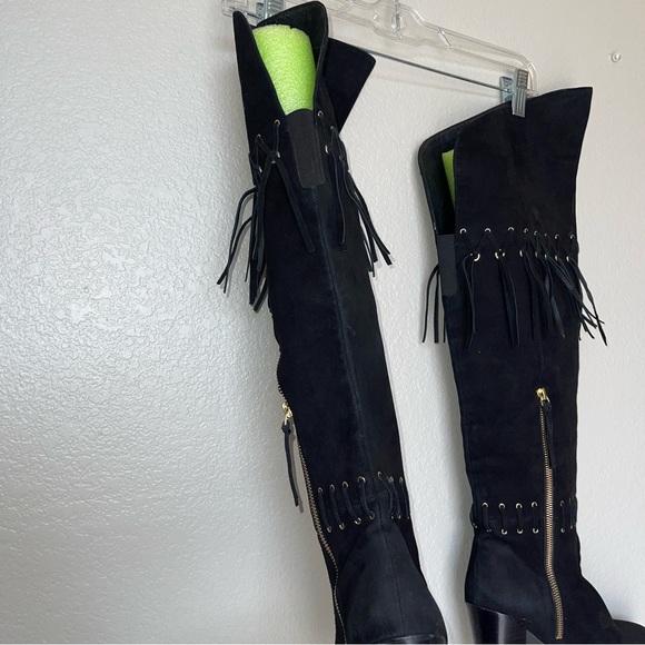 Rebecca Minkoff Bardot over the knee boots SZ 10M - Picture 4 of 8